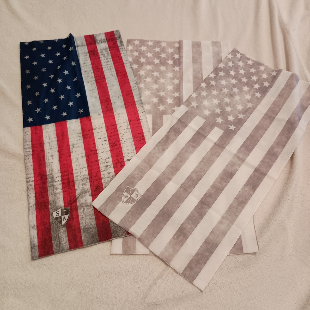 SA Fishing Co Multi Use Face Garter/Shield American Flag